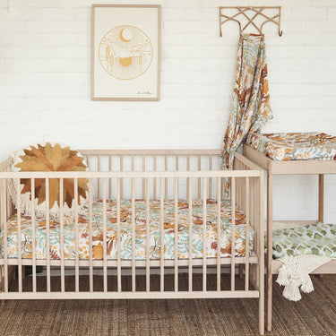 Wattle Wander Bamboo/Organic Cotton Swaddle